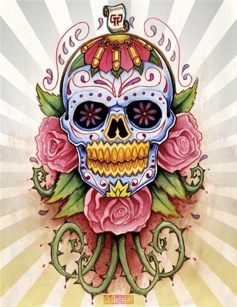 Sugar skull tattoos, Sugar skull design, Skull