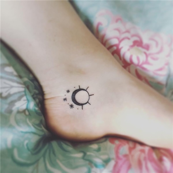 Sun, Moon, and Stars Tattoos for daughters, Sun tattoo small