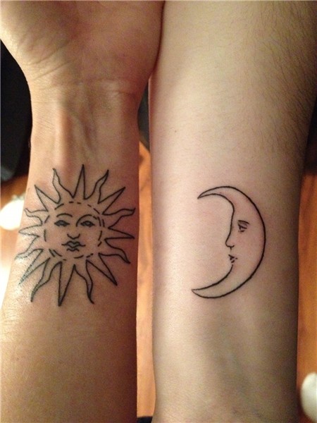 Sun and Moon Matching Tattoo Designs, Ideas and Meaning Tatt