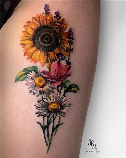 Sunflower Chest Tattoo * Arm Tattoo Sites
