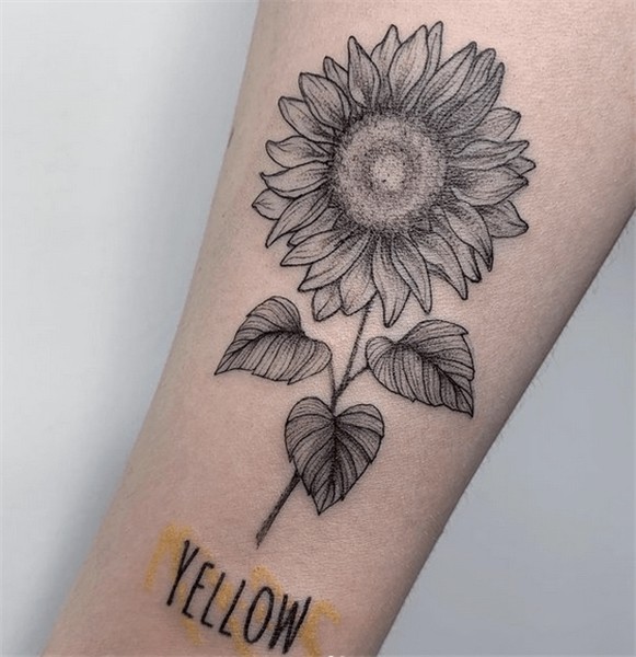 Sunflower Tattoo - Ideas To Spark Your Floral Tattoo - Tatto