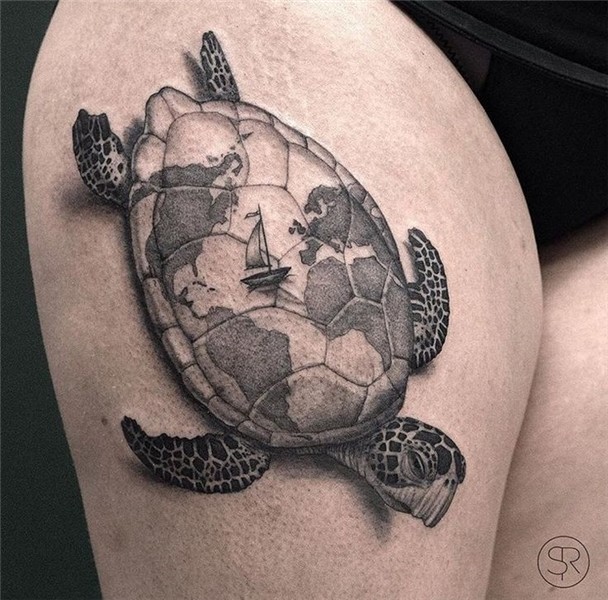 Sven Rayen turtle tattoo Turtle tattoo, Turtle tattoo design