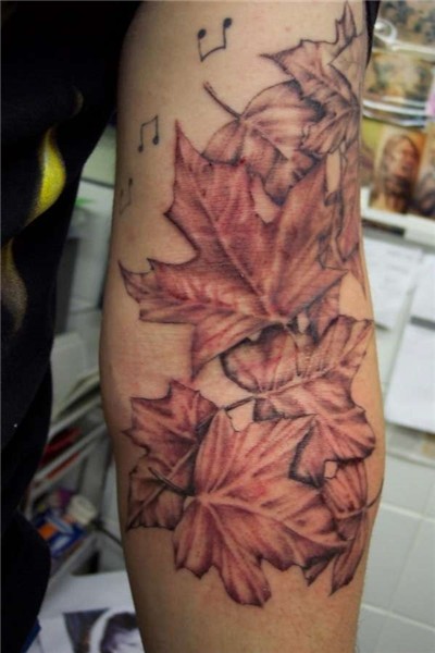 Sweet maple leaves tattoo - TattooMagz