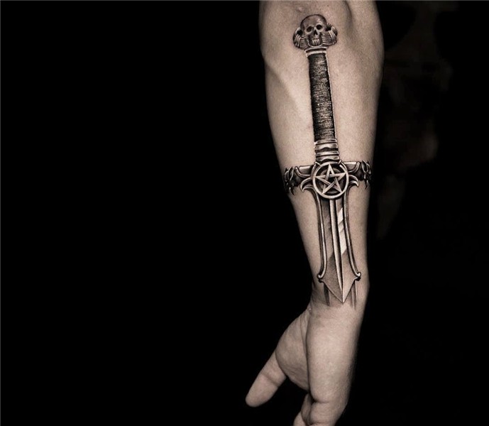 Sword tattoo by Niki Norberg Photo 26498
