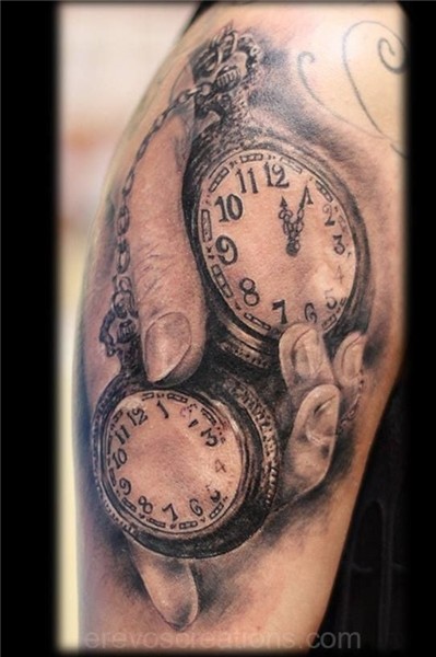 TATTOO Clock tattoo sleeve, Sleeve tattoos, Baby name tattoo