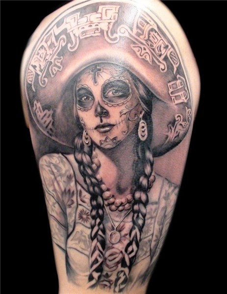 TATUAJES DE CATRINAS MEXICANAS SIGNIFICADO Sugar skull tatto