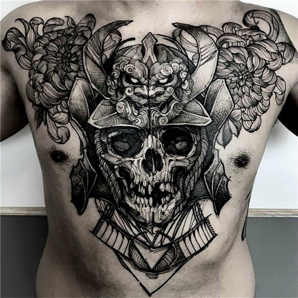 THIEVING GENIUS : Photo Chest piece tattoos, Tattoos, Skull