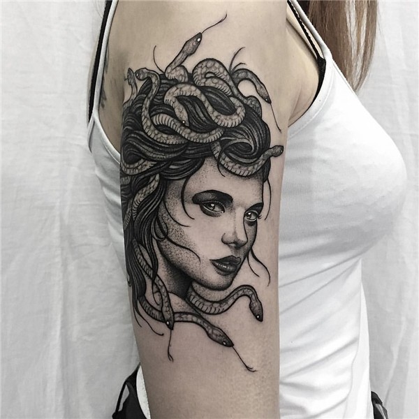 THOMAS BATES Medusa tattoo, Tattoos, Medusa tattoo design