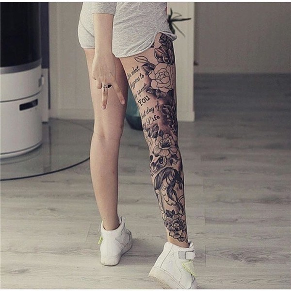 Tatoo Girls Art Leg tattoos women, Full leg tattoos, Leg tat