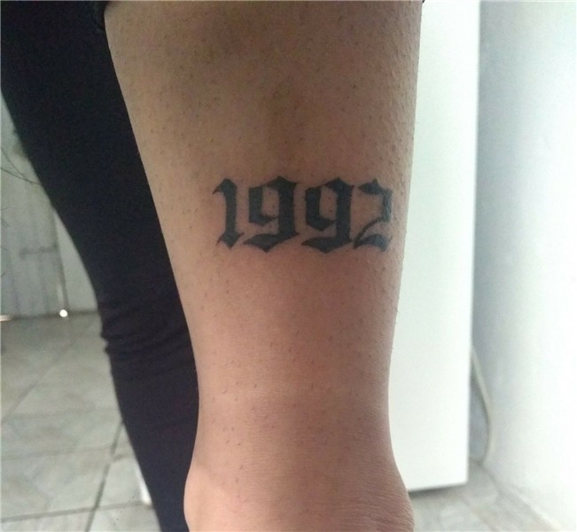 Tattoo 1992 Tattoos, Tattoos for guys, Tattoo font