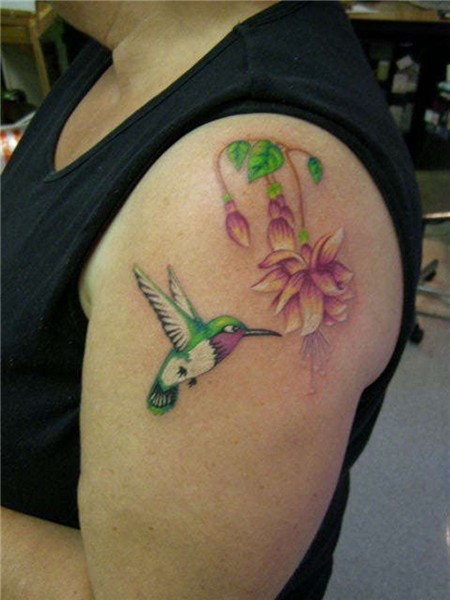 Tattoo Images Body Grafix Tattoo Page 133 Hummingbird flower