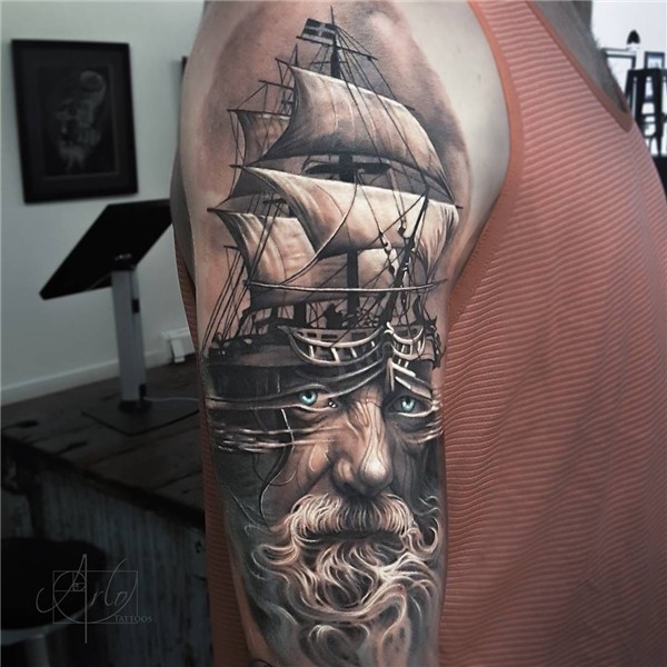 Tattoo by Arlo DiCristina (@arlotattoos) Boat tattoo, Best s