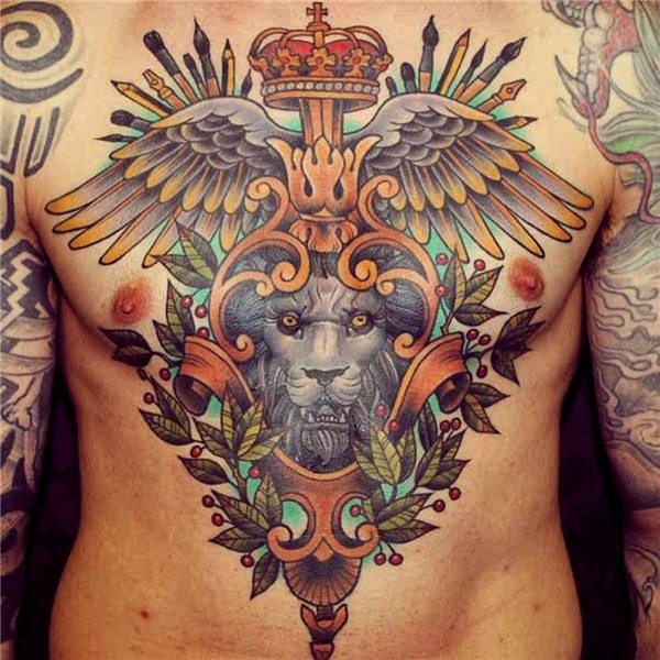 Tattoo done by Crispy Lennox. Lion tattoo, Traditional tatto