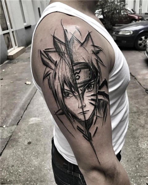 #Tattoosformen Naruto tattoo, Anime tattoos, Tattoo sketches