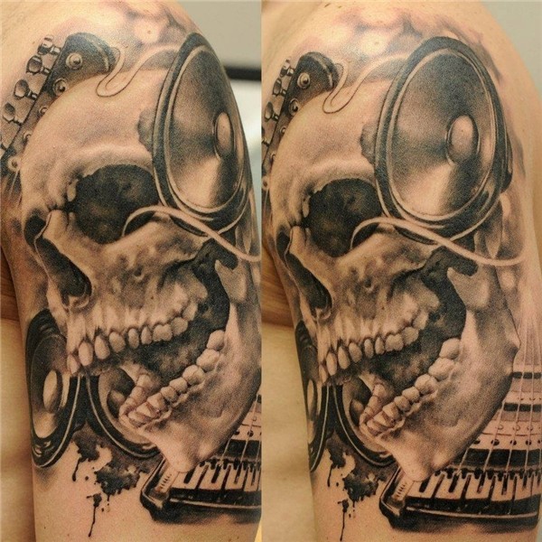 Tattoo uploaded by Tattoodo * #johnmaxx #blackandgrey #skele