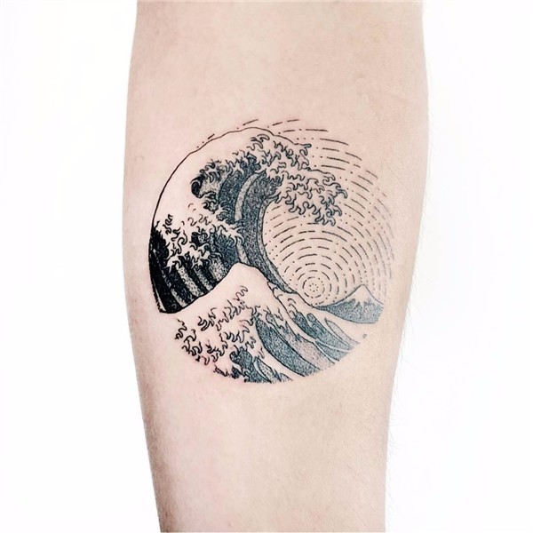 Tattoo uploaded by Xavier * 'The Great Wave off Kanagawa' ta