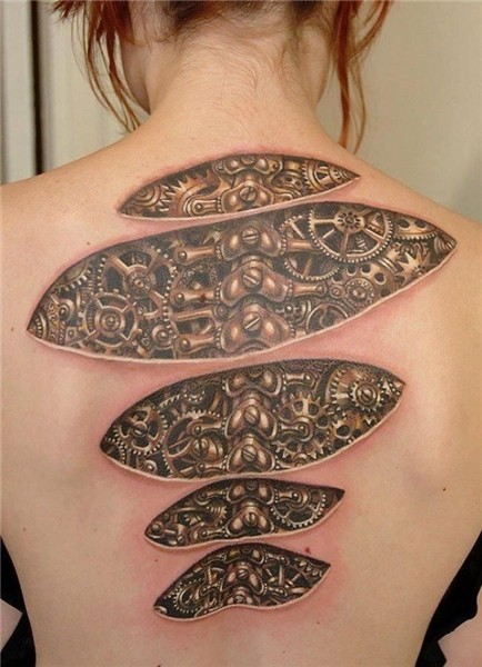 Tatuagens 3D 5 Unique tattoos for women, Weird tattoos, Cool