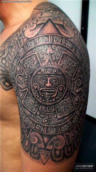 Tatuaje de Aztecas, Calendarios, Mayas - ZonaTattoos.com Azt