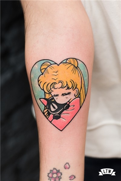 Tatuaje de Sailor Moon hecho por Numi