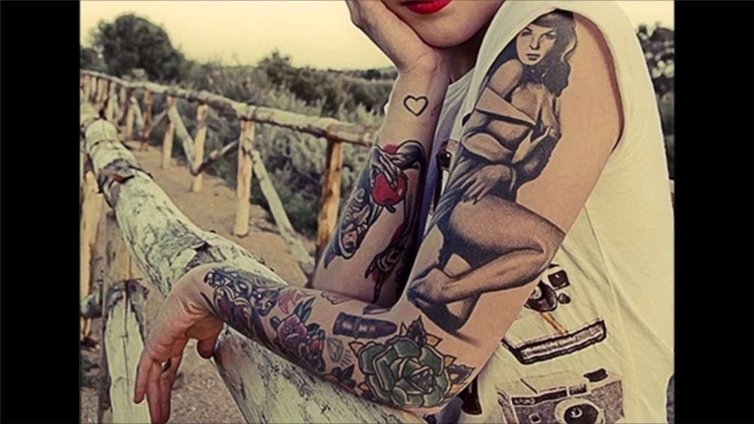 Tatuajes de chicas pin-up para mujeres - YouTube