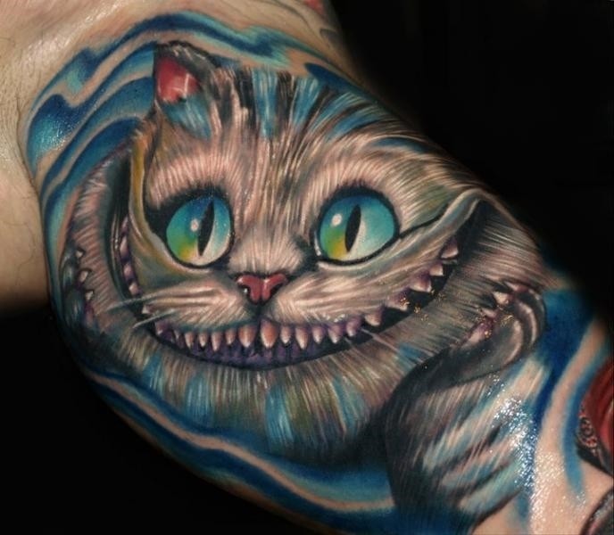 Tatuaż Ręka Fantasy Kot przez Tattoo by Roman