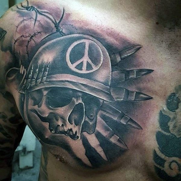 The 110 Best Military Tattoos for Men Improb