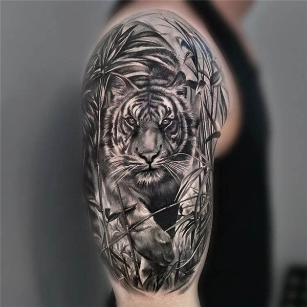 The 12+ Best Half Sleeve Tattoos - Tiger Tattoo Designs PetP