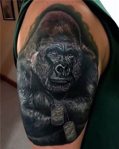 The 25 Best Gorilla Tattoos & Designs (2021) Tattoo Gorilla
