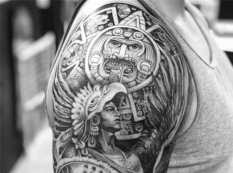 The 85 Best Aztec Tattoos for Men Improb Aztec tattoos, Azte