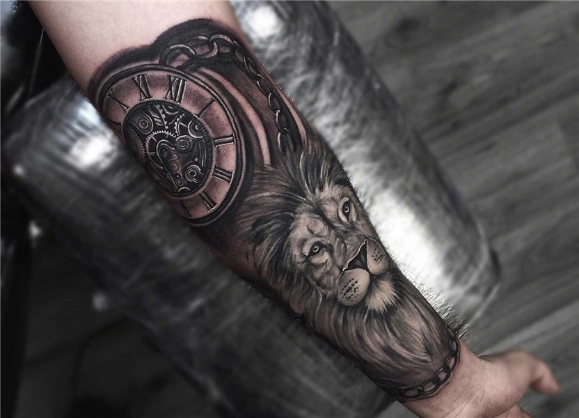 The 85 Best Clock Tattoos for Men Improb Half sleeve tattoos