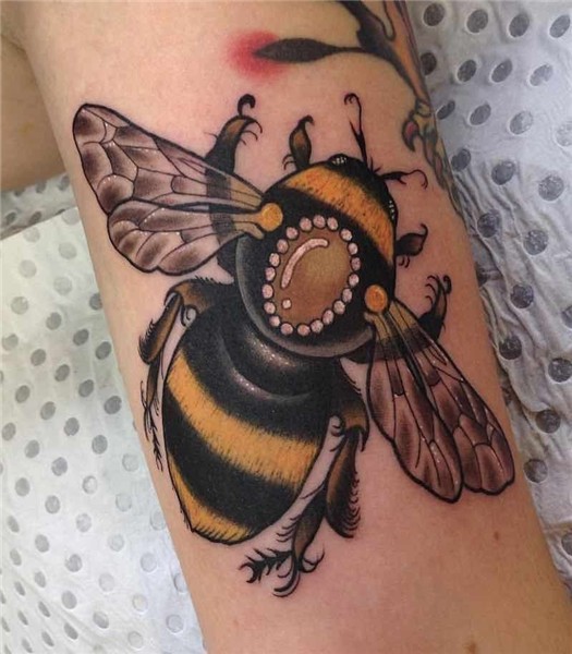 The Best Bee Tattoos - Tattoo Insider Bee tattoo, Gem tattoo