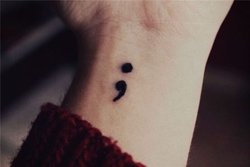 The Meaning of the Semicolon Tattoo Tattooing