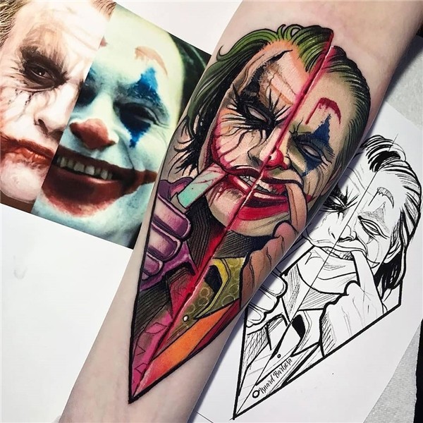 The best tattoos with Joaquin Phoenix's Joker iNKPPL