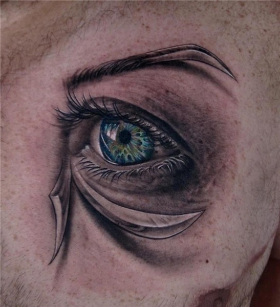 The eye looks so real!!! Awesome eye tattoo. Eye tattoo, Bes