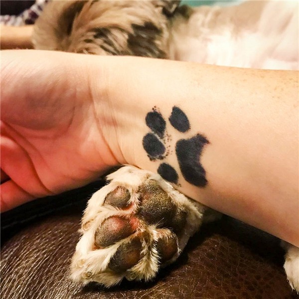 The most adorable paw print tattoos ever