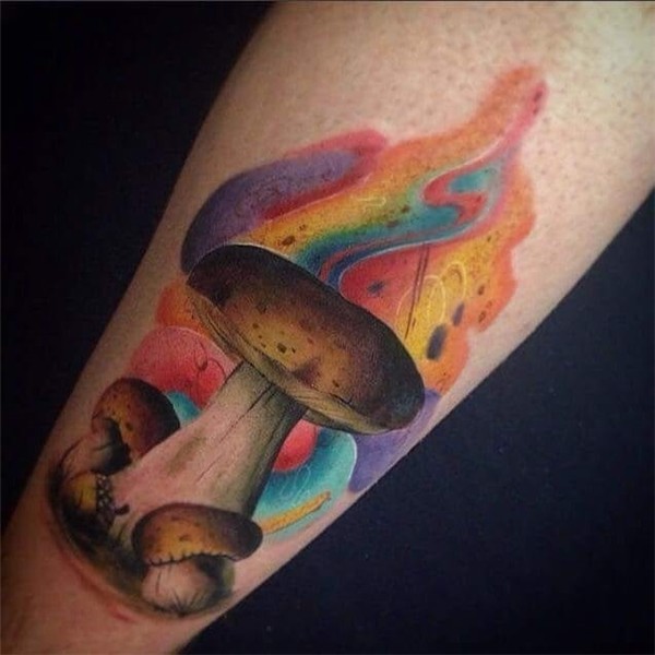 These Mushroom Tattoos Are Trippy! * Tattoodo