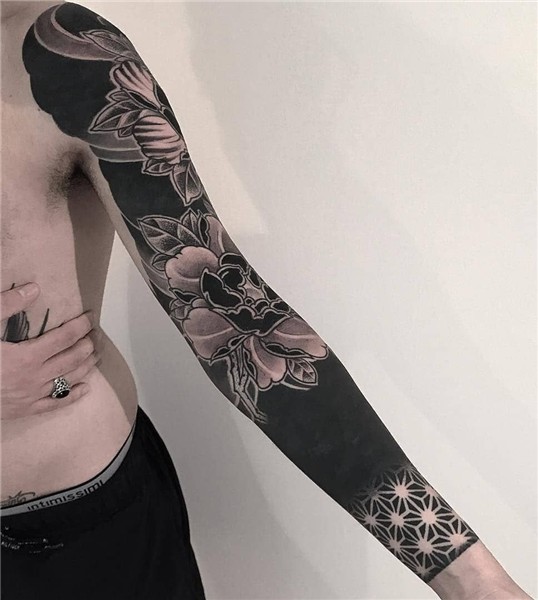 These Striking Solid Black Tattoos Will Make You Want To Go