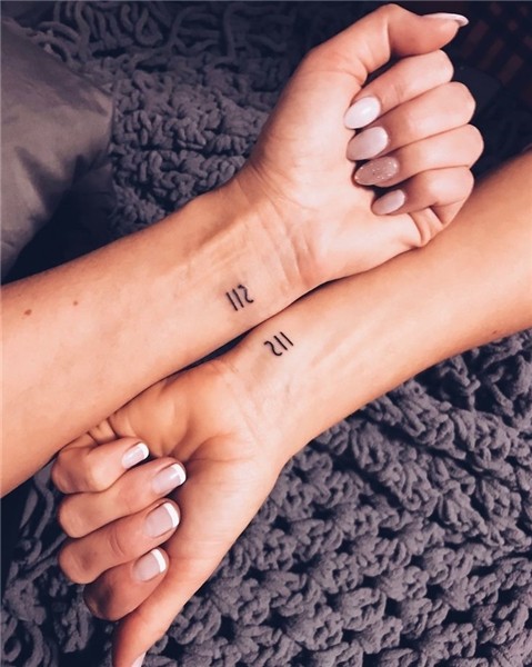 These tattoos are perfect for showing off one's bestie love.