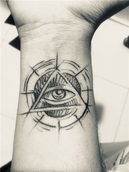 Third eye tattoo Tatuaje geométrico, Geometrico