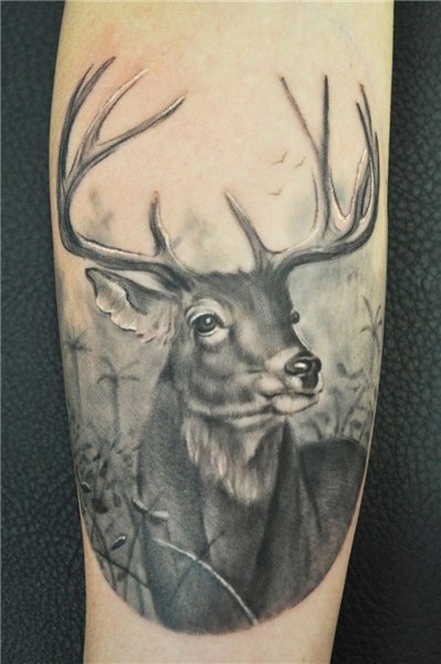 This deer is just great! Deer tattoo, Deer hunting tattoos,