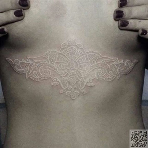 This is Why You Should Get a White Ink Tattoo ... Sternum ta