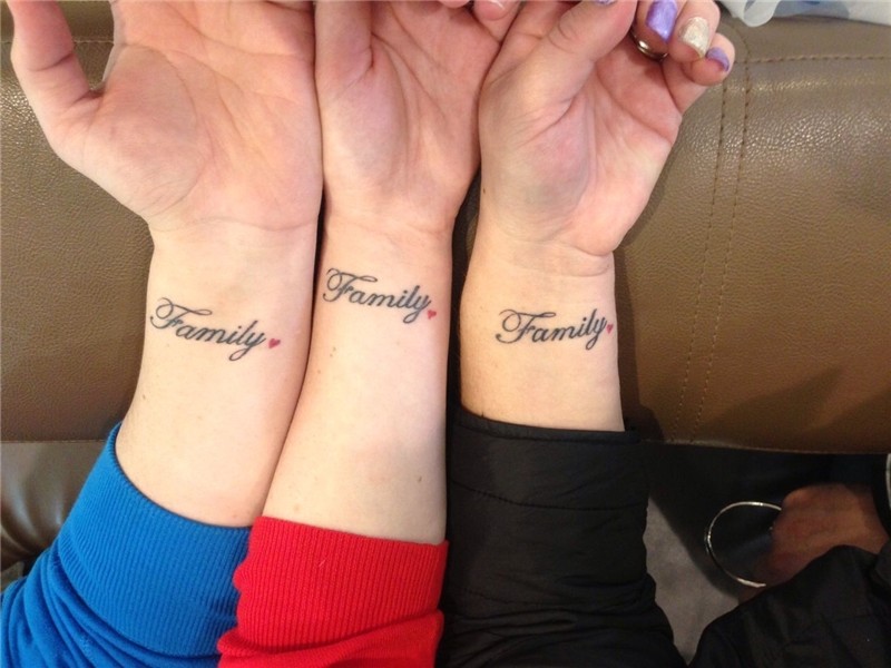 Three tattoos for three sisters!