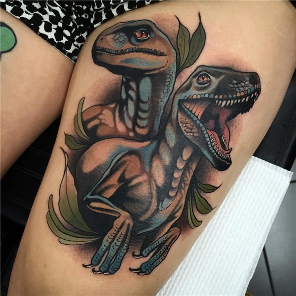 Tim Tavaria Dinosaur tattoos, Badass tattoos, Body art tatto