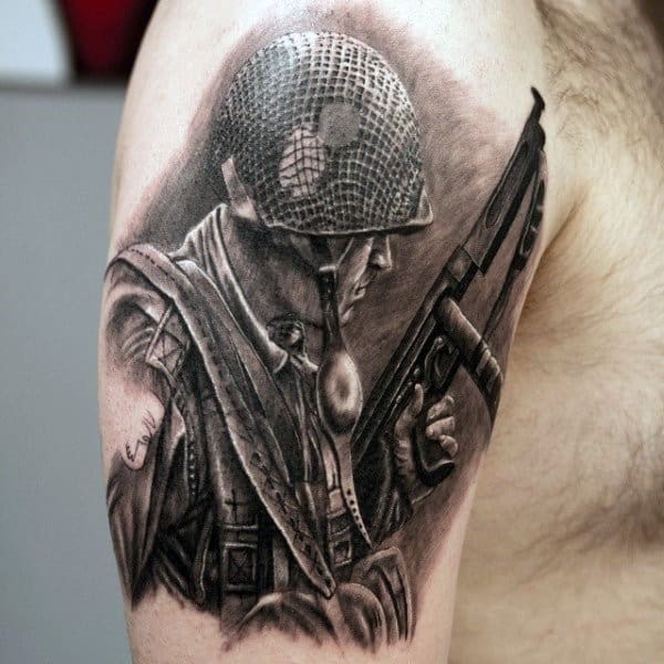 Top 101 Best Military Tattoo Ideas - 2021 Inspiration Guide