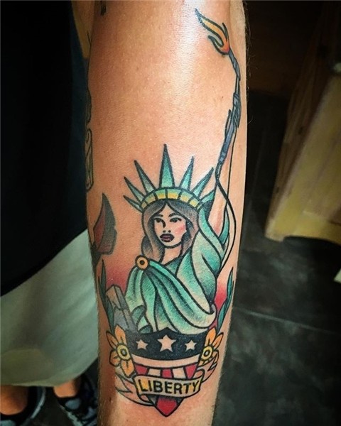 Top 15 Statue of Liberty Tattoos - Littered With Garbage