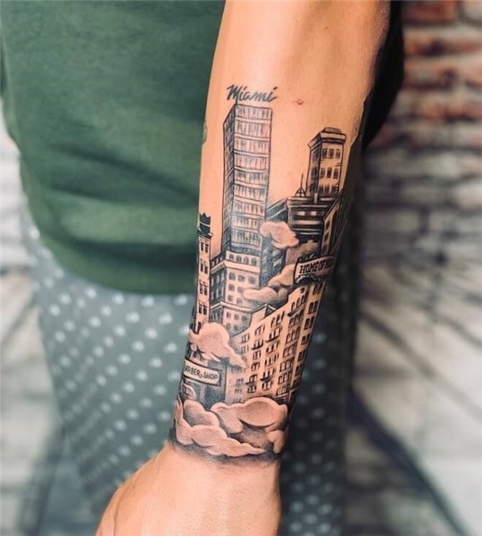 Top 30 City Tattoos for men and women Amazing City Tattoo De