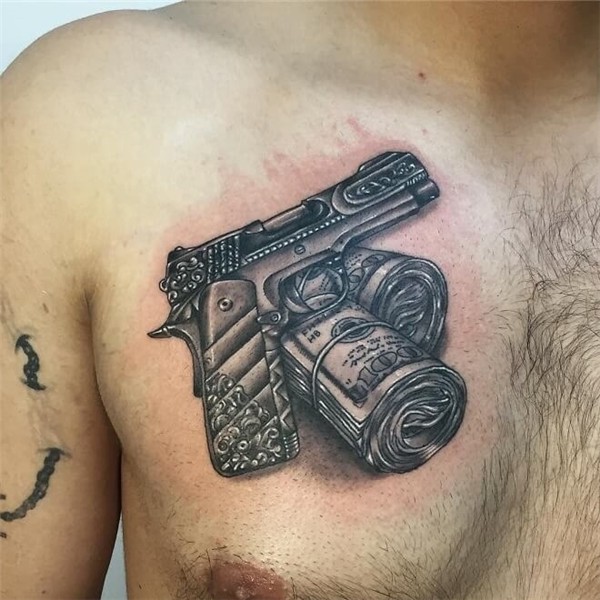 Top 30 Gun Tattoos for Men Most Creative Gun Tattoo Bullet D