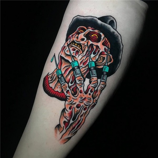 Top 35 'Nightmare On Elm Street' Tattoos - Littered With Gar