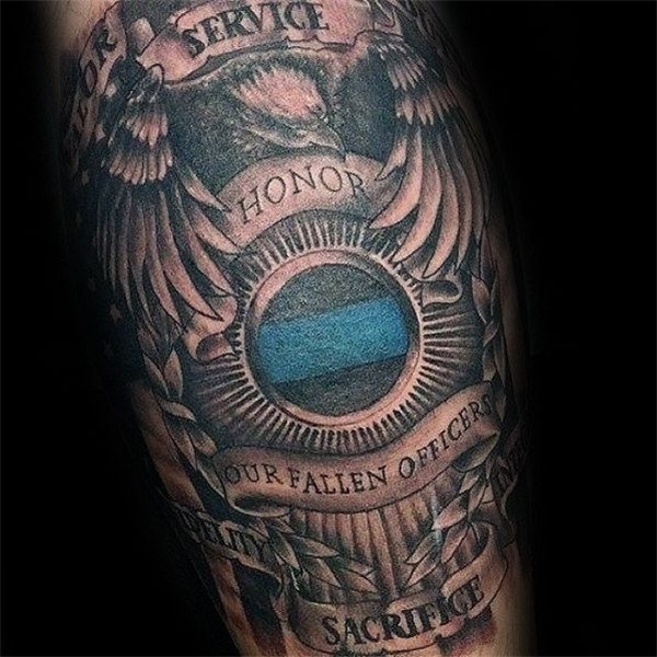 Top 47 Police Tattoo Ideas 2020 Inspiration Guide Police tat