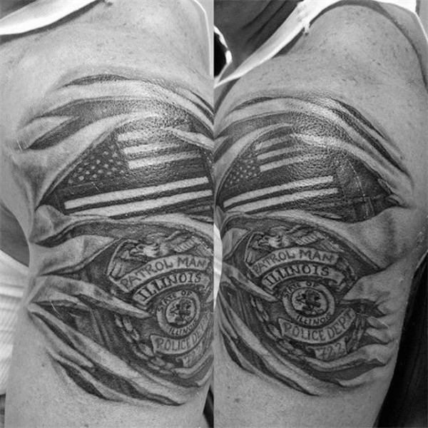 Top 47 Police Tattoo Ideas 2021 Inspiration Guide Police tat